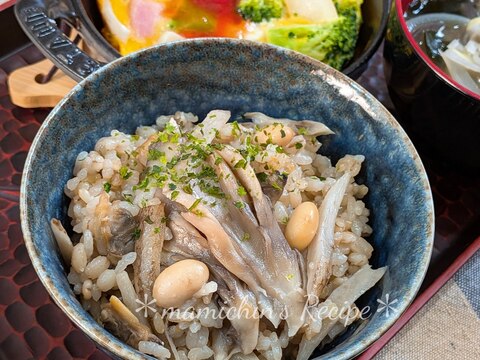 雑穀米De〜舞茸ごぼう炊き込みご飯